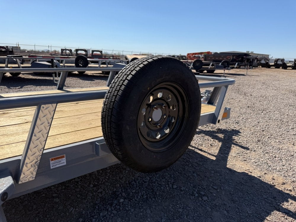 16' UTX Bumper Pull Utility (2) 3.5k Axles, 4' Mesh Flip Ramp - Utility & SXS - Stryker Dealership Group