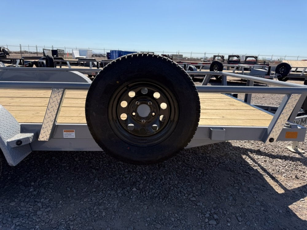 16' UTX Bumper Pull Utility (2) 3.5k Axles, 4' Mesh Flip Ramp - Utility & SXS - Stryker Dealership Group