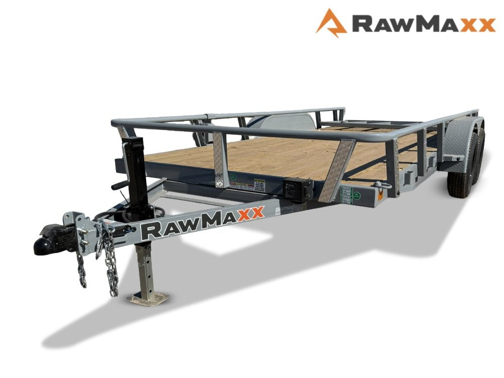 16' UTX Bumper Pull Utility (2) 3.5k Axles, 4' Mesh Flip Ramp - Utility & SXS - Stryker Dealership Group