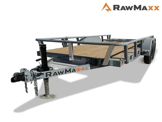 16' UTX Bumper Pull Utility (2) 3.5k Axles, 4' Mesh Flip Ramp - Utility & SXS - Stryker Dealership Group