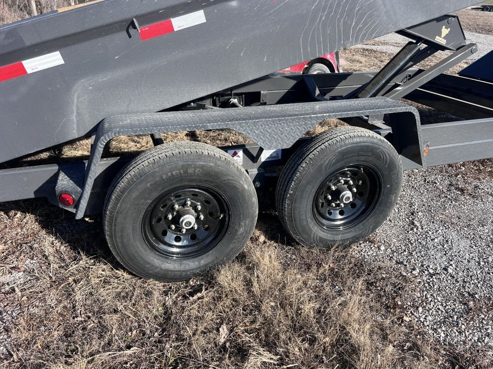 16' x 83" Iron Bull DCB Bumper Pull Dump Trailer 20" Side Walls - (2) 7,000 lb Axles - Bumper Pull Dump - Dump Trailers - Stryker Dealership Group