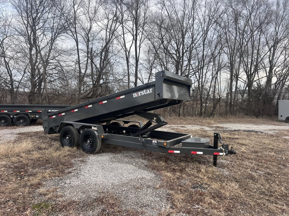 16' x 83" Iron Bull DCB Bumper Pull Dump Trailer 20" Side Walls - (2) 7,000 lb Axles - Bumper Pull Dump - Dump Trailers - Stryker Dealership Group