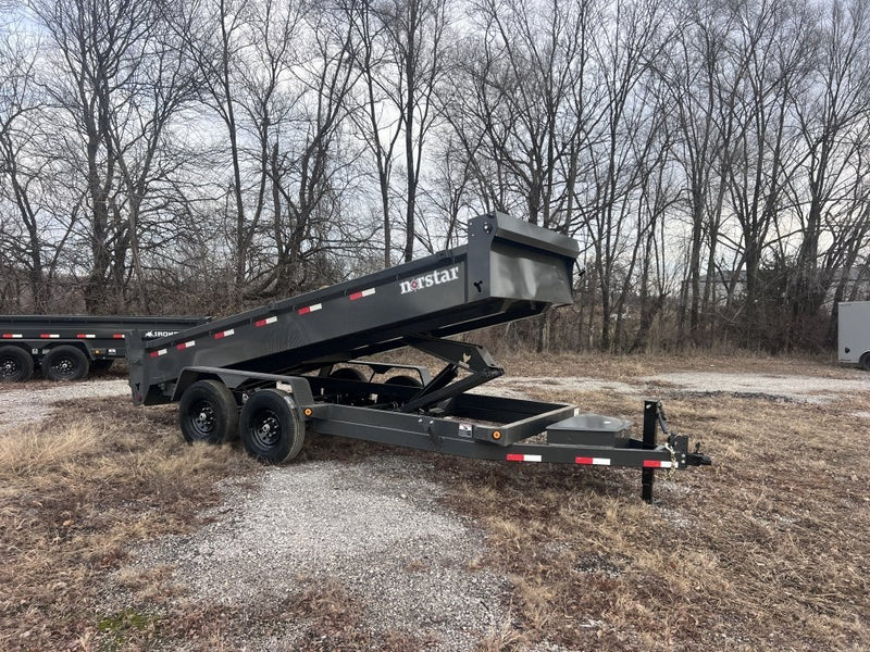 16' x 83" Iron Bull DCB Bumper Pull Dump Trailer 20" Side Walls - (2) 7,000 lb Axles - Bumper Pull Dump - Dump Trailers - Stryker Dealership Group