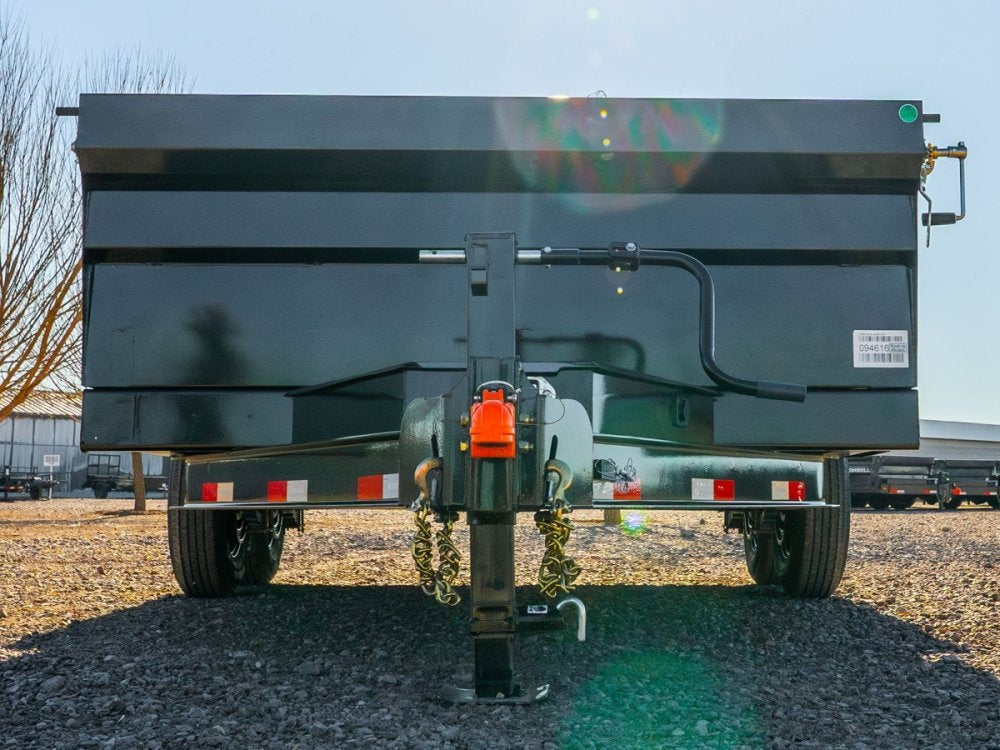 16' x 83" Iron Bull DTB Bumper Pull Dump Trailer 36" Side Walls - (2) 7,000 lb Axles - Bumper Pull Dump - Dump Trailers - Stryker Dealership Group