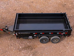 16' x 83" Iron Bull DTB Bumper Pull Dump Trailer 36" Side Walls - (2) 7,000 lb Axles - Bumper Pull Dump - Dump Trailers - Stryker Dealership Group