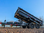 16' x 83" Iron Bull DTB Bumper Pull Dump Trailer 36" Side Walls - (2) 7,000 lb Axles - Bumper Pull Dump - Dump Trailers - Stryker Dealership Group