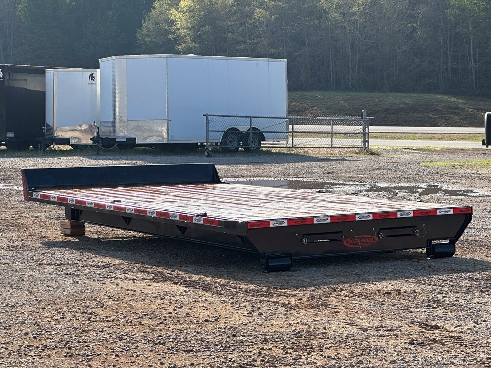 16' x 96" Flatbed Attachment 5' Rear Slide Out Ramps - Black - #8912-04 - 16' Deck/Roll Off Bin - Stryker Dealership Group