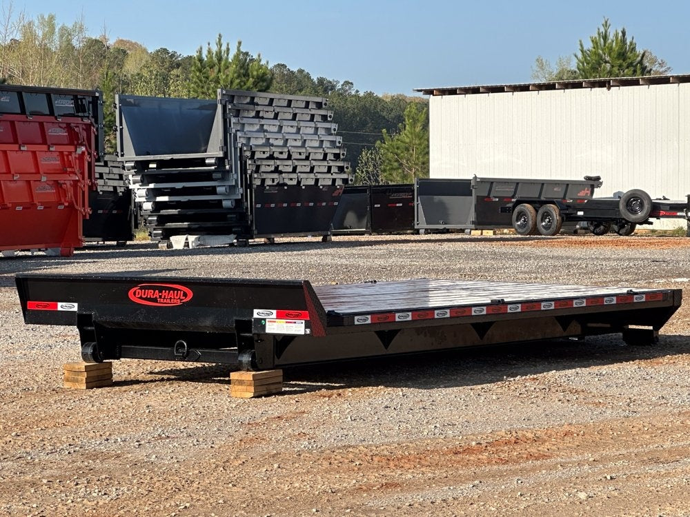 16' x 96" Flatbed Attachment 5' Rear Slide Out Ramps - Black - #8912-04 - 16' Deck/Roll Off Bin - Stryker Dealership Group