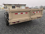 16' Stryker EDT Bumper Pull Dump Trailer 20" Side Walls - (2) 7k Axles 004052