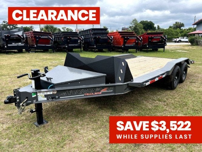 18' EHZ BP Equipment Trailer 2 - 7k Axles Slide in Ramps Drive Over Fenders 2746 - Stryker Dealership Group