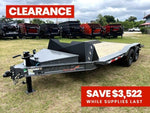 18' EHZ BP Equipment Trailer 2 - 7k Axles Slide in Ramps Drive Over Fenders 2746 - Stryker Dealership Group