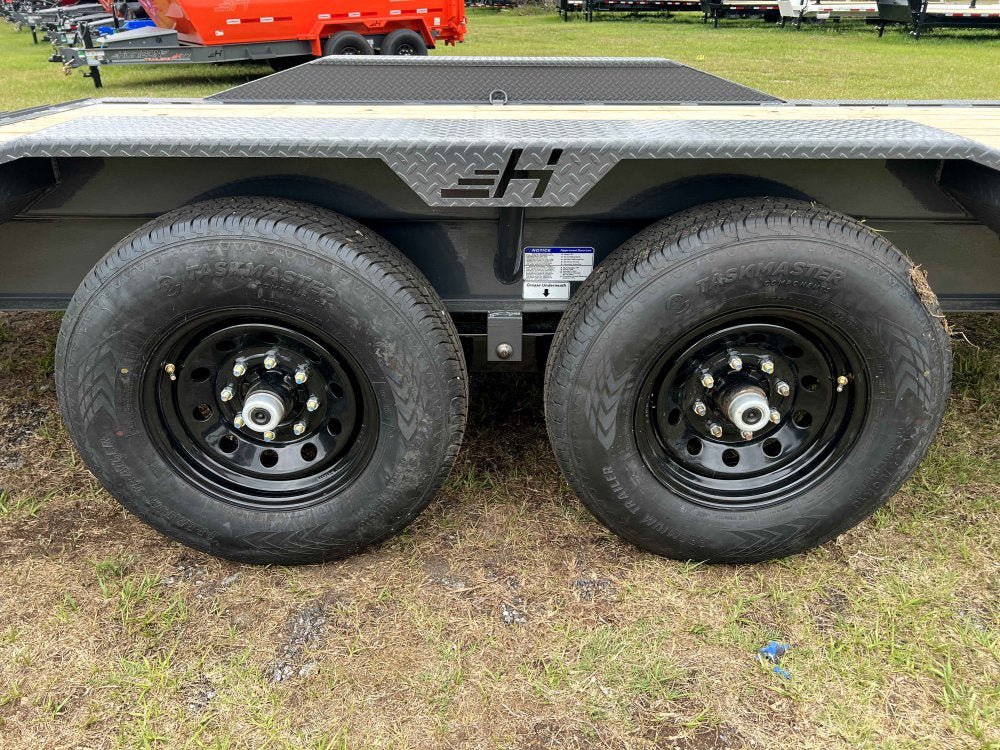 18' EHZ BP Equipment Trailer 2 - 7k Axles Slide in Ramps Drive Over Fenders 2746 - Stryker Dealership Group
