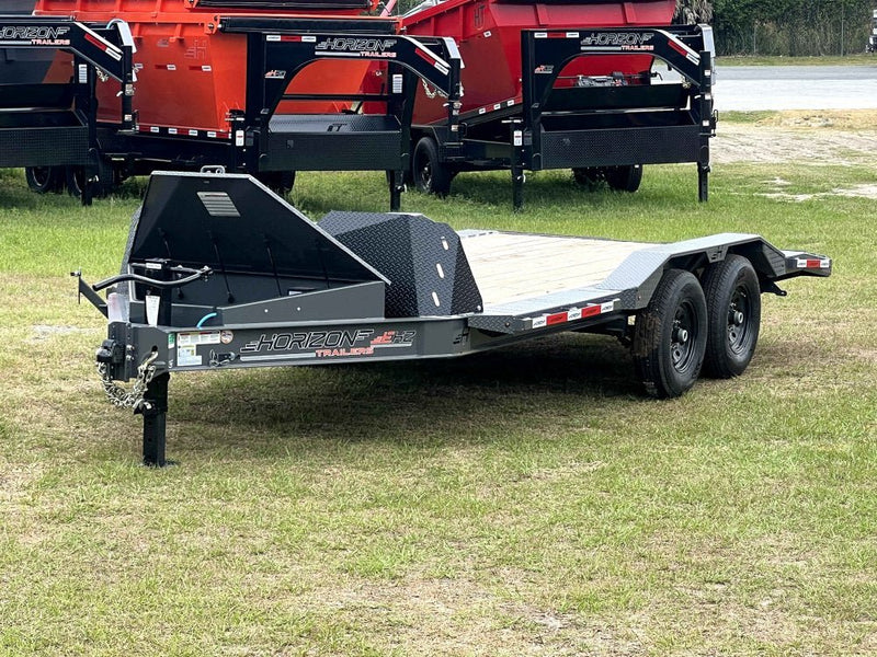 18' EHZ BP Equipment Trailer 2 - 7k Axles Slide in Ramps Drive Over Fenders 2746 - Stryker Dealership Group