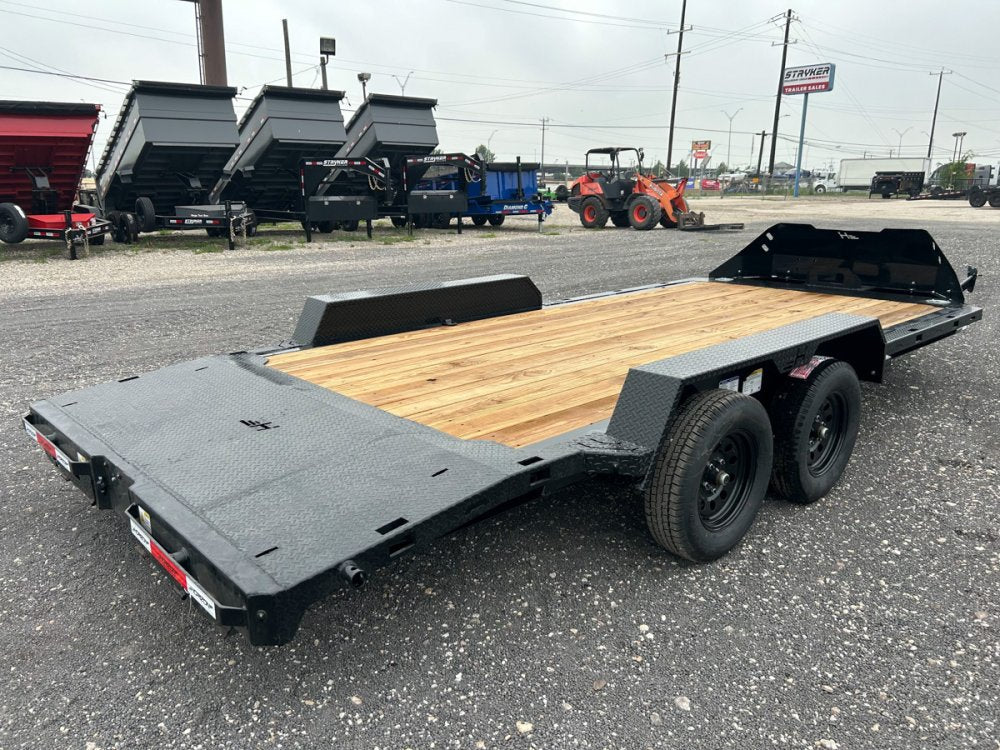 18' Horizon CEZ Bumper Pull Single Car Trailer - (2) 3.5k Axles 16085 - Stryker Dealership Group