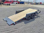 18' Tilt Trailer Lamar (2) 7K Axles 14K GVWR 10K Payload 141282 - Stryker Dealership Group