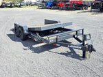 18' Tilt Trailer Lamar (2) 7K Axles 14K GVWR 10K Payload 141282 - Stryker Dealership Group