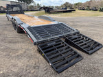 32' Dura-Hual EKH Gooseneck Equipment Trailer Drive Over Fenders Mega Ramps - (2) 10K Axles 010795