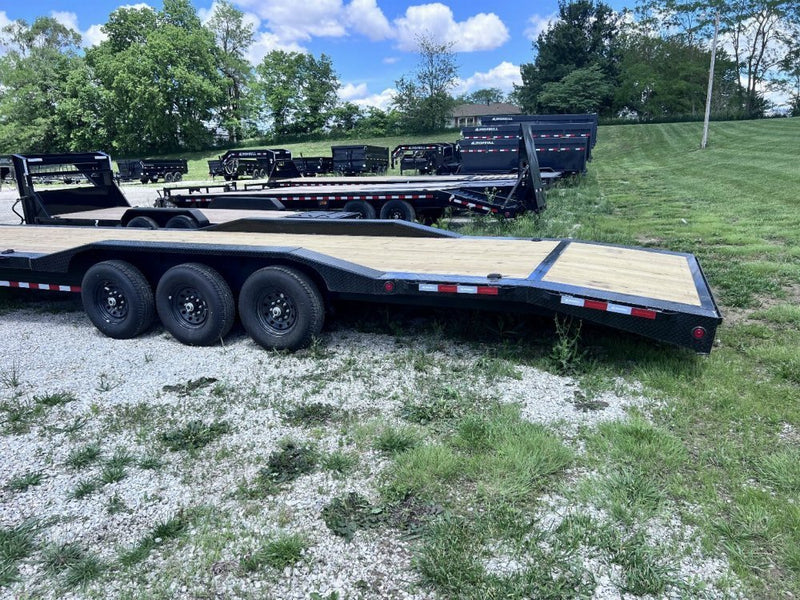 40' Iron Bull ETG Gooseneck Equipment Trailer Mega Ramps Drive Over Fenders - (3) 7,000 lb Axles 914477