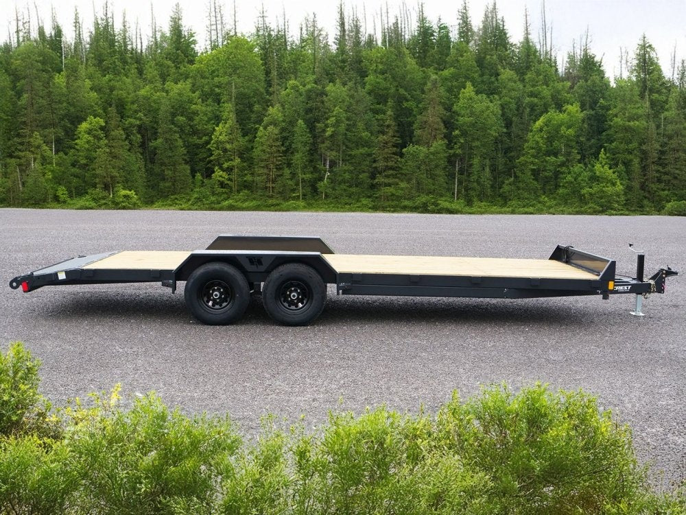 18' BP Car Hauler - Slide In Ramps - 5k Axles - Equipment Trailers - Stryker Dealership Group