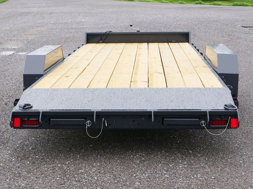 18' BP Car Hauler - Slide In Ramps - 5k Axles - Equipment Trailers - Stryker Dealership Group