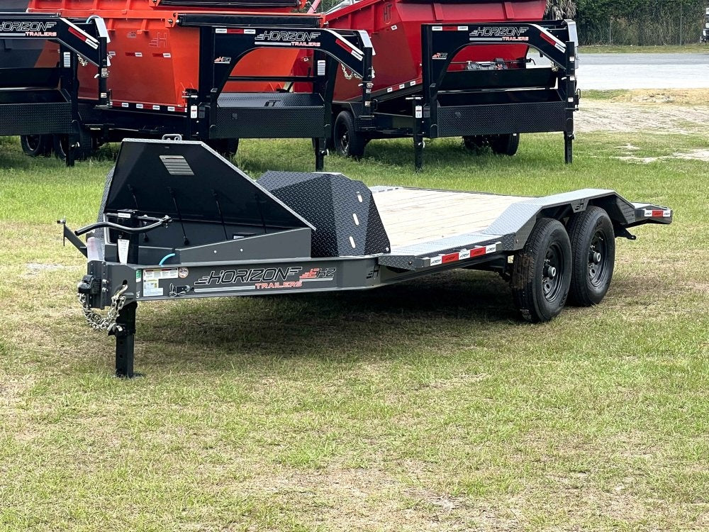 18' EHZ BP Equipment Trailer 2 - 7k Axles Slide in Ramps Drive Over Fenders - Equipment Trailers - Stryker Dealership Group