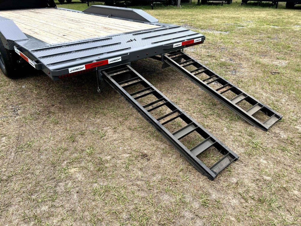 18' EHZ BP Equipment Trailer 2 - 7k Axles Slide in Ramps Drive Over Fenders - Equipment Trailers - Stryker Dealership Group
