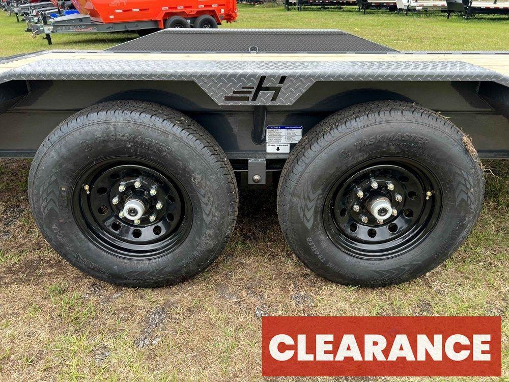 18' EHZ BP Equipment Trailer 2 - 7k Axles Slide in Ramps Drive Over Fenders - Equipment Trailers - Stryker Dealership Group