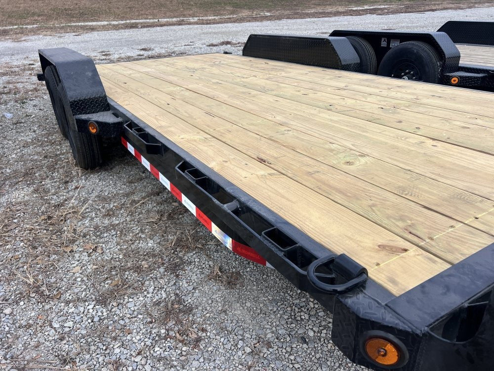 18' Iron Bull EWB Bumper Pull Equipment Trailer Mega Ramps - (2) 3,500 lb Axles - Equipment Trailers - Stryker Dealership Group