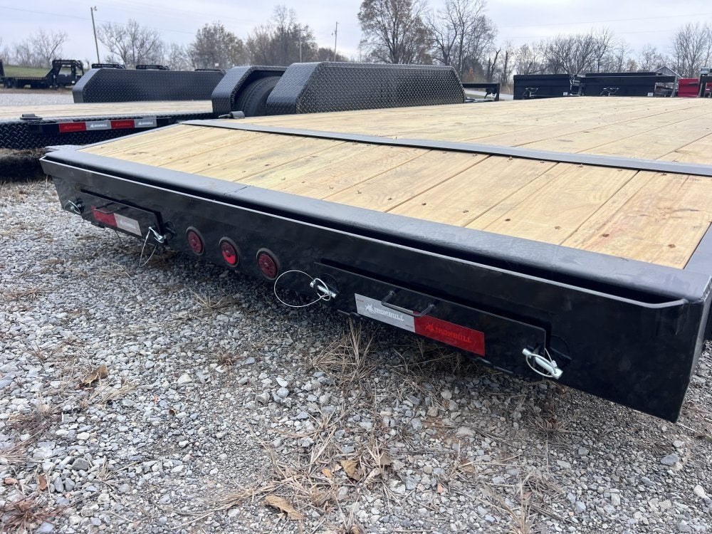 18' Iron Bull EWB Bumper Pull Equipment Trailer Mega Ramps - (2) 3,500 lb Axles - Equipment Trailers - Stryker Dealership Group
