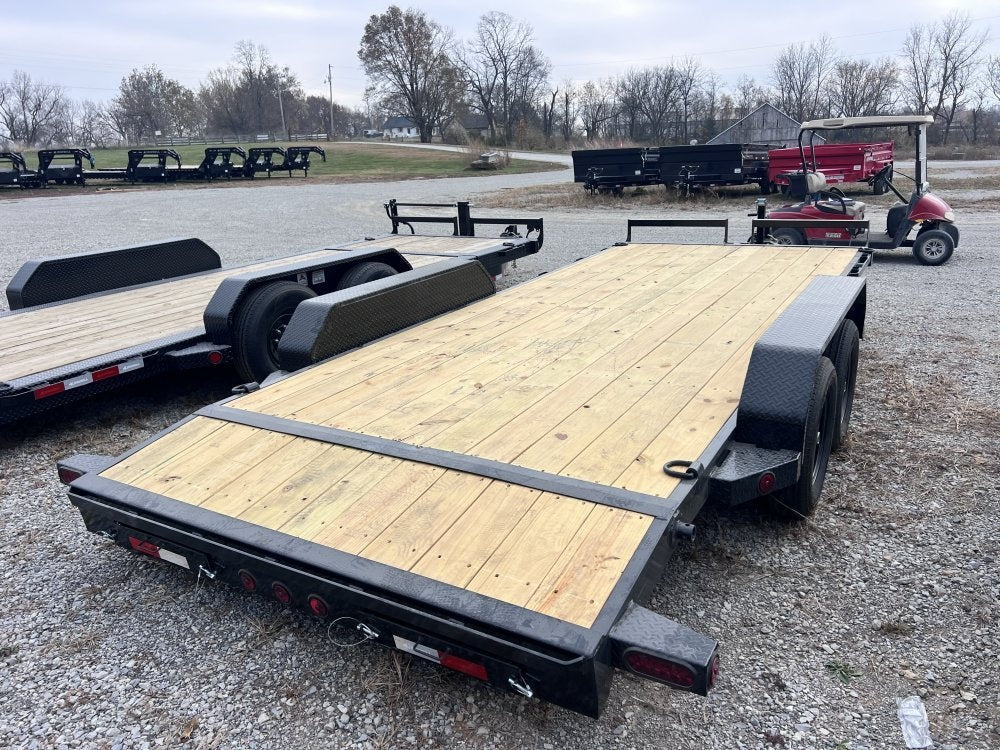 18' Iron Bull EWB Bumper Pull Equipment Trailer Mega Ramps - (2) 3,500 lb Axles - Equipment Trailers - Stryker Dealership Group