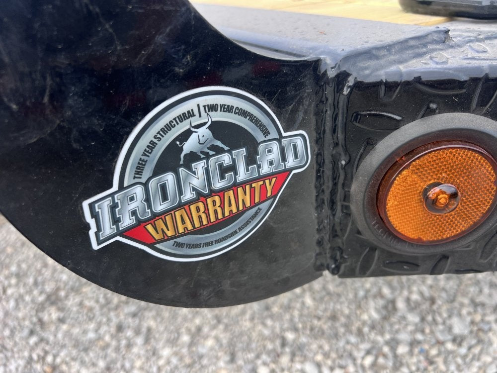 18' Iron Bull EWB Bumper Pull Equipment Trailer Mega Ramps - (2) 3,500 lb Axles - Equipment Trailers - Stryker Dealership Group