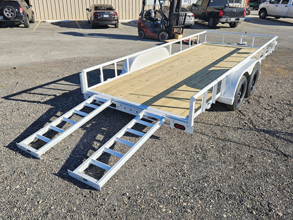 18' Pipe Low Profile Utility Trailer - Tie Down Fenders - SIR - Overwide INV-2963 - Utility & SXS - Stryker Dealership Group