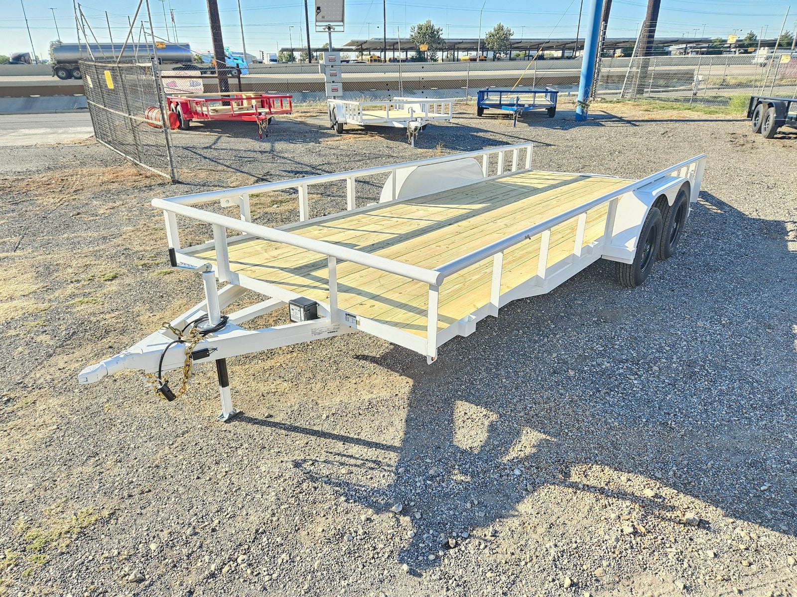 18' Pipe Low Profile Utility Trailer - Tie Down Fenders - SIR - Overwide INV-2964 - Utility & SXS - Stryker Dealership Group