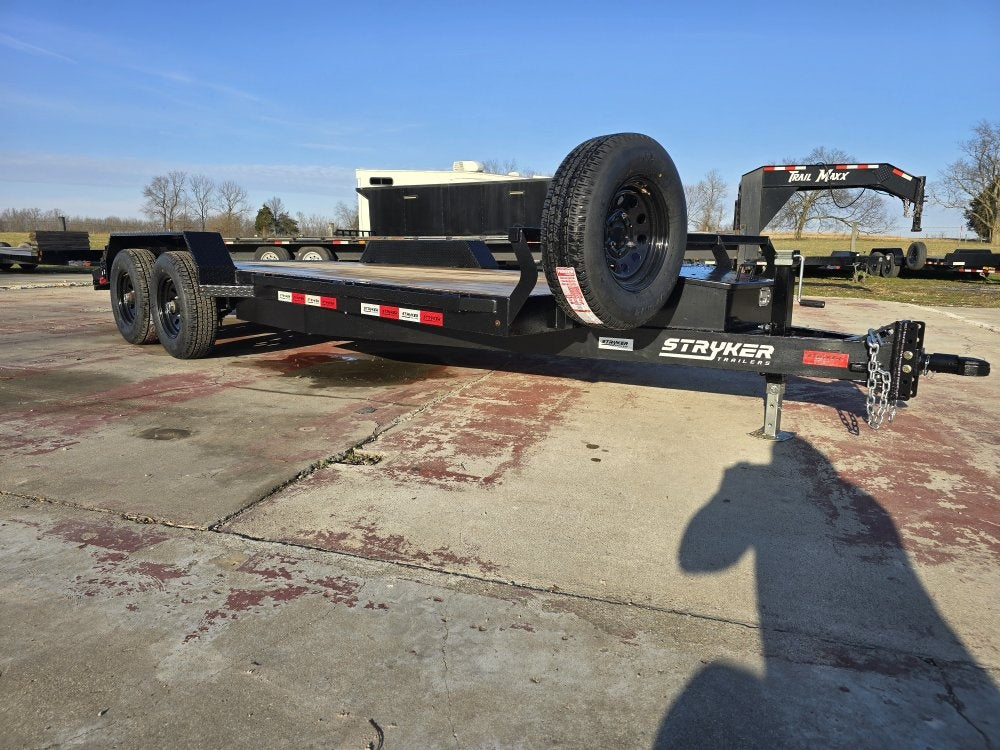 18' Stryker Car Hauler 10K GVWR 83' Wide (2) 5.2K Axles - Single Car Trailers - Stryker Dealership Group