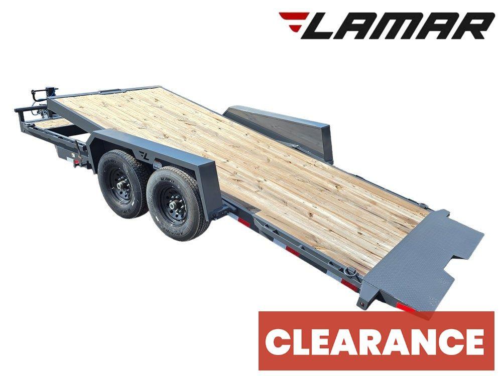18' Tilt Trailer Lamar (2) 7K Axles 14K GVWR 10K Payload - Equipment Tilt - Stryker Dealership Group