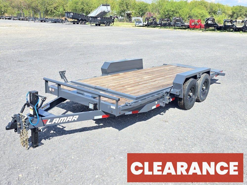 18' Tilt Trailer Lamar (2) 7K Axles 14K GVWR 10K Payload - Equipment Tilt - Stryker Dealership Group