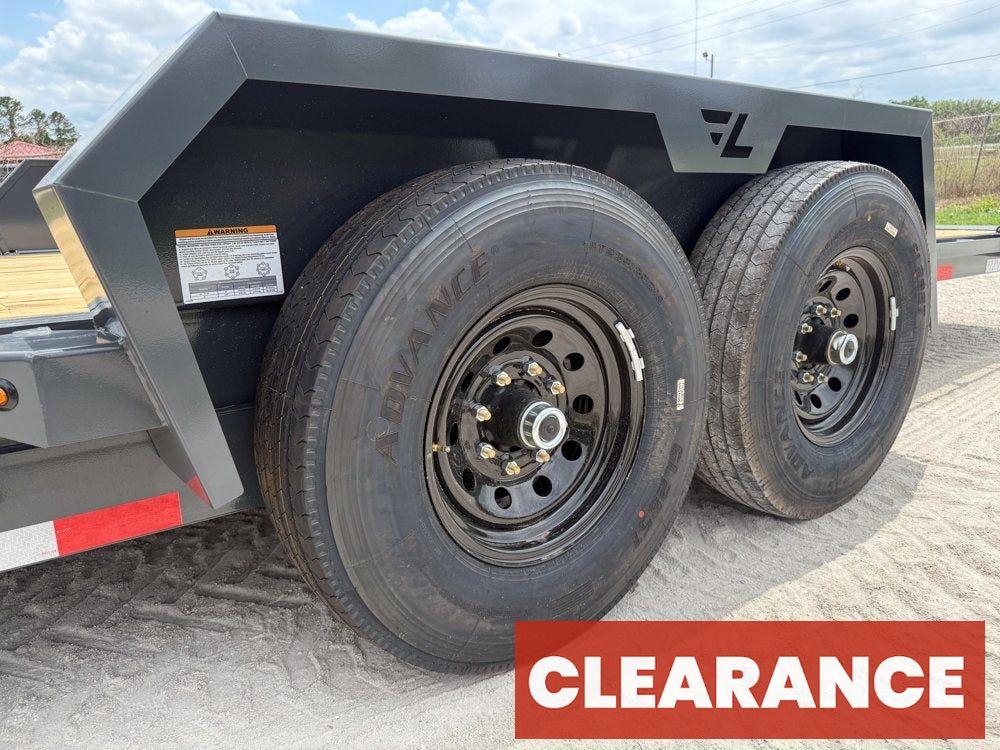 18' Tilt Trailer Lamar (2) 7K Axles 14K GVWR 10K Payload - Equipment Tilt - Stryker Dealership Group