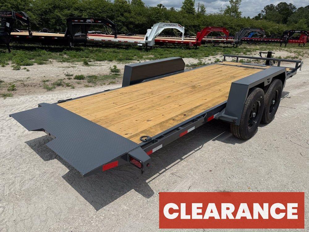 18' Tilt Trailer Lamar (2) 7K Axles 14K GVWR 10K Payload - Equipment Tilt - Stryker Dealership Group