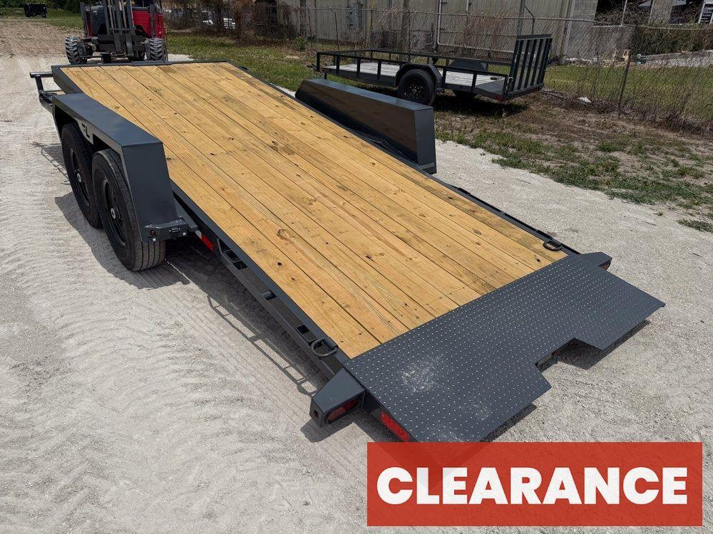 18' Tilt Trailer Lamar (2) 7K Axles 14K GVWR 10K Payload - Equipment Tilt - Stryker Dealership Group