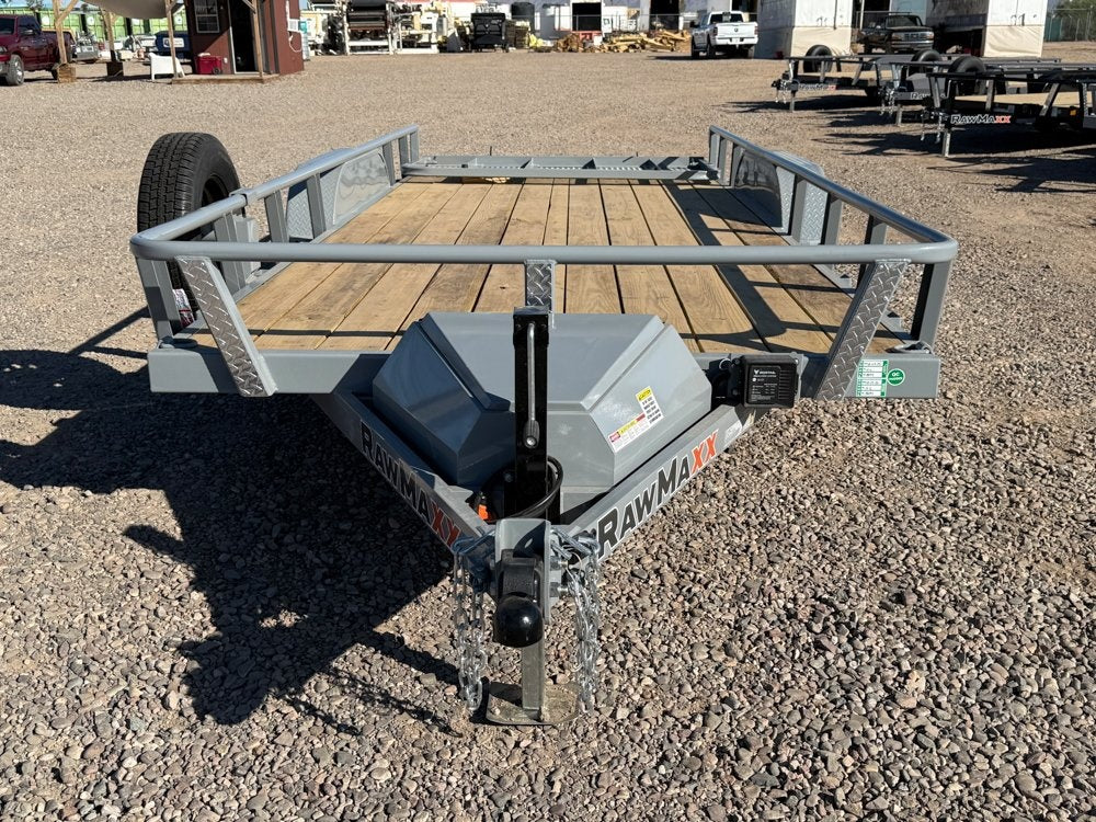 18' UTX Bumper Pull Utility (2) 3.5k Axles, 4' Mesh Flip Ramp - Utility & SXS - Stryker Dealership Group
