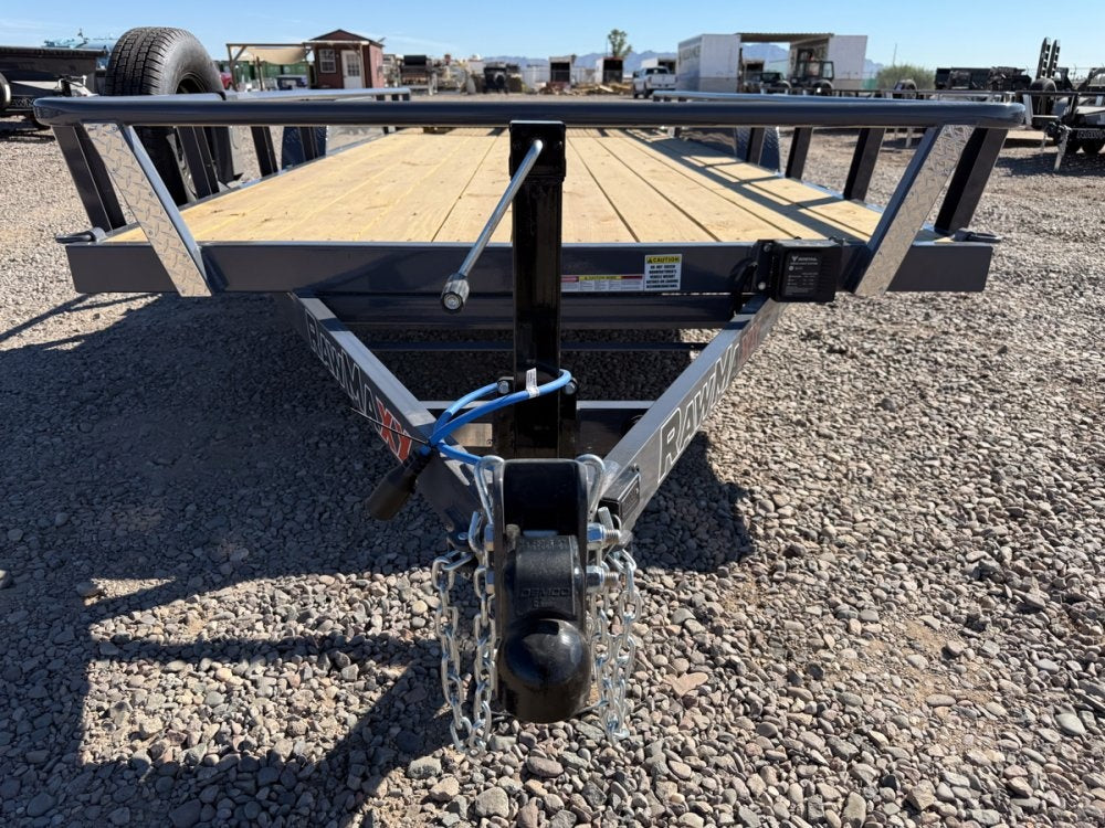 18' UTX Bumper Pull Utility (2) 3.5k Axles, 4' Mesh Flip Ramp - Utility & SXS - Stryker Dealership Group