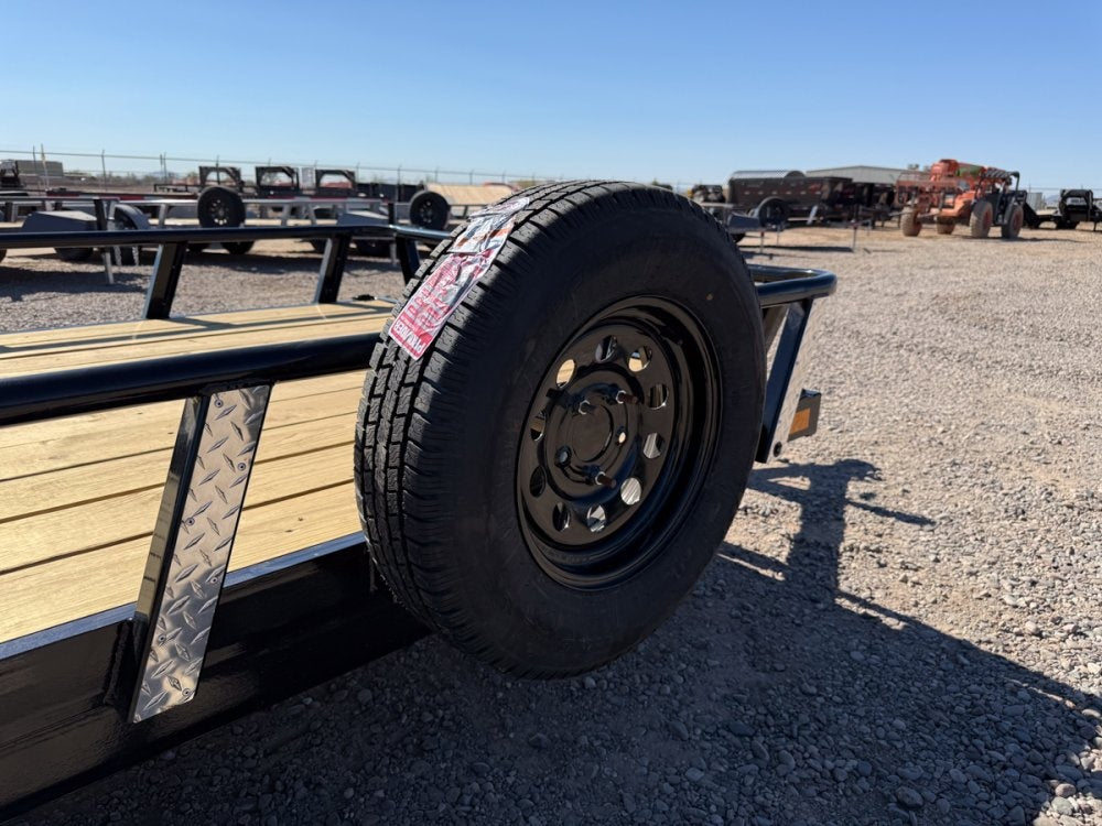 18' UTX Bumper Pull Utility (2) 3.5k Axles, 4' Mesh Flip Ramp - Utility & SXS - Stryker Dealership Group