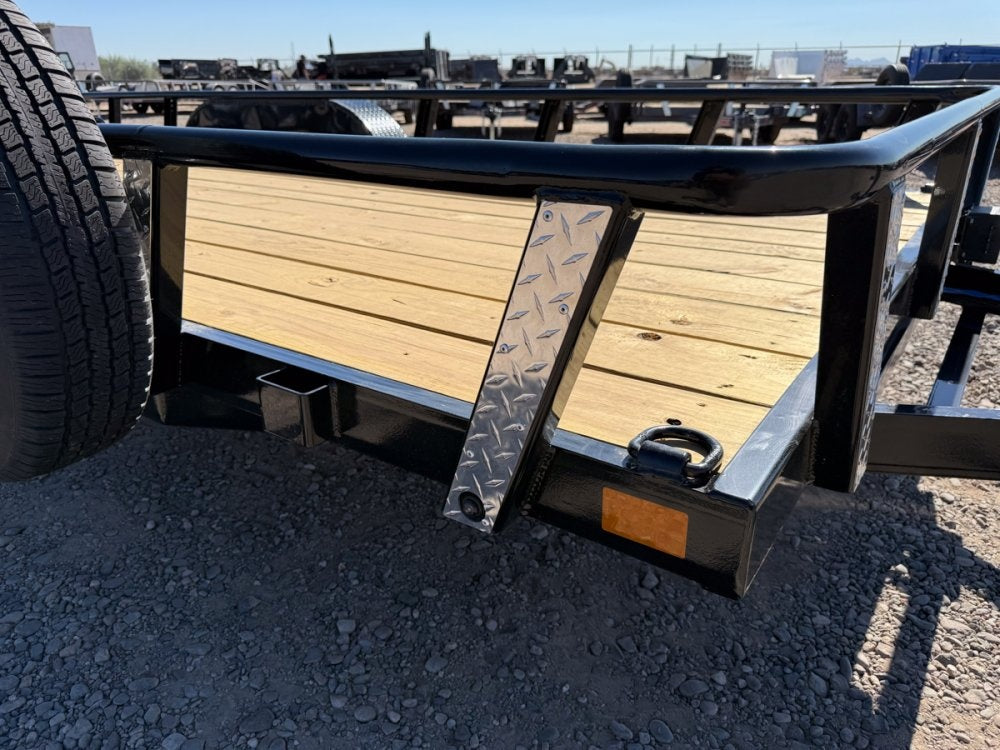18' UTX Bumper Pull Utility (2) 3.5k Axles, 4' Mesh Flip Ramp - Utility & SXS - Stryker Dealership Group