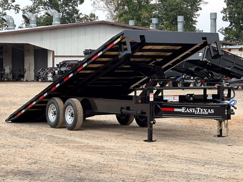 22' Bumper Pull Tilt Deckover Trailer - 7k Axles 48086