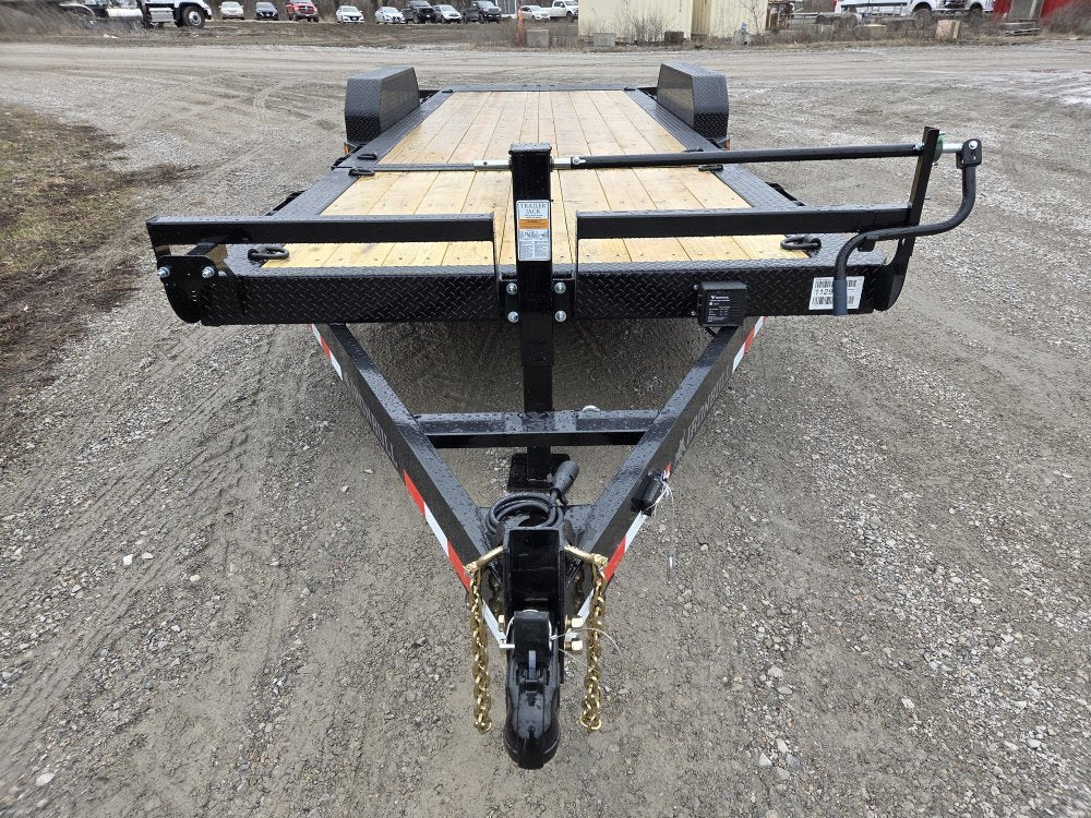 22' Iron Bull TLB Bumper Pull Equipment Tilt Trailer - (2) 7,000 lb Axles 112910