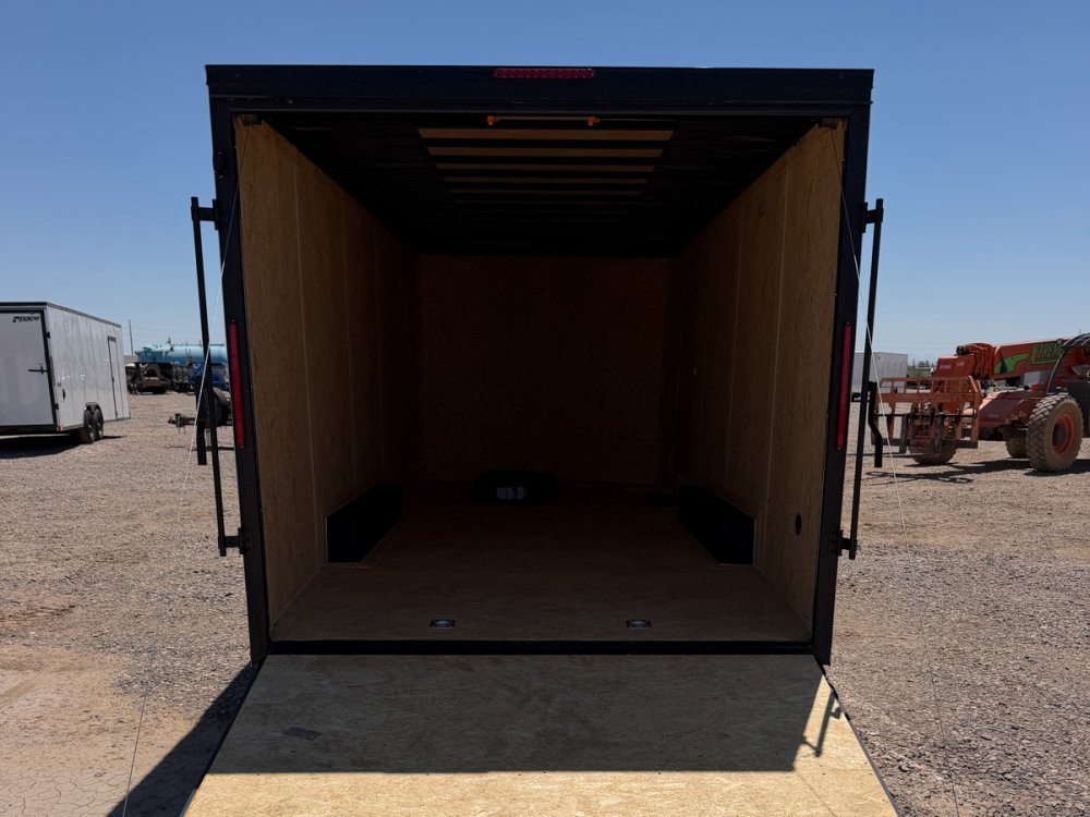 8.5 x 20 Outback DLX Flat Top V Nose Car Hauler (2) - 5200 lbs Axles F14622