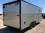 8.5 x 20 Outback DLX Flat Top V Nose Car Hauler (2) - 5200 lbs Axles F14622