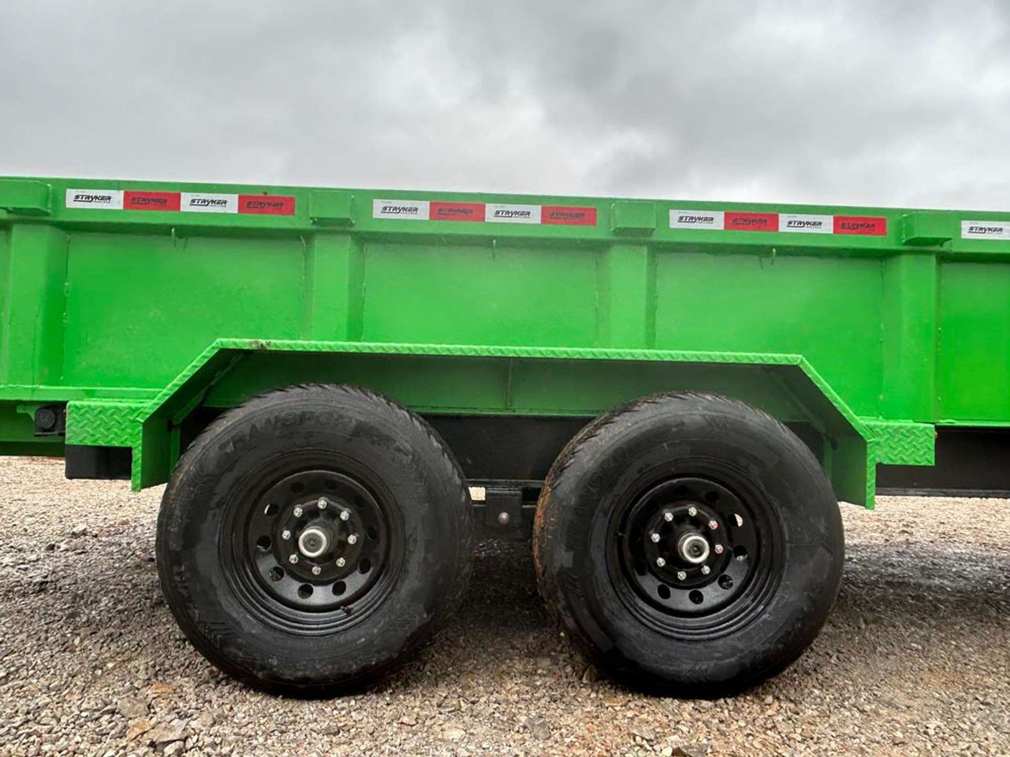 14'x83" BP Dump Trailer 2ft Sides, (2) 7k Axles 001056