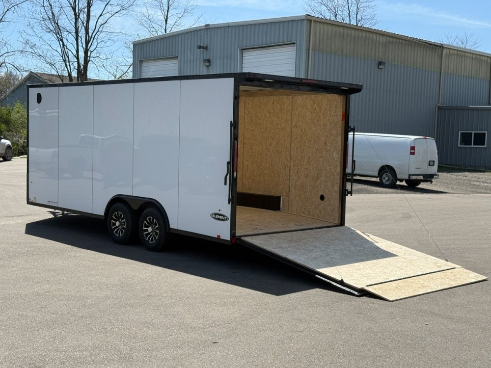 8.5 x 20 Look Trailers Element SE Flat Top V Nose Enclosed Trailer - (2) 5.2k lb Axles 140440