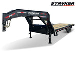 25' Stryker Gooseneck Deckover Trailer Straight Deck - (2) 7K Axles 3902